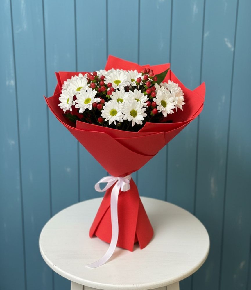 Букет цветов из: Хризантемы в Медвеженском