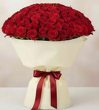 Букет 101 Красная роза Милано #REPLACE_PRED# Медвеженском