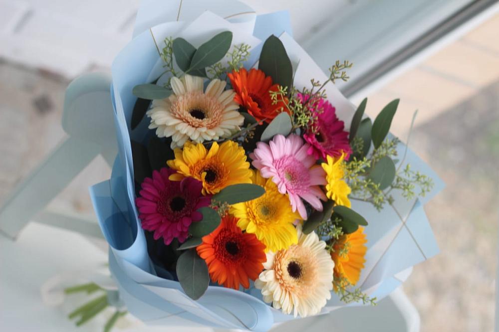 Букет цветов из: Герберы в Медвеженском