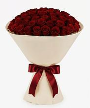 Букет 101 Бордовая роза Блэк Бакарра в Медвеженском