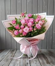 Букет Розовый кустик в Медвеженском