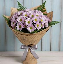 Букет цветов из:  Хризантемы #REPLACE_PRED# Медвеженском