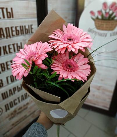 Букет цветов из: Герберы в Медвеженском