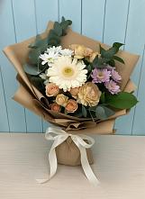 Букет цветов из:  Герберы и Хризантемы в Медвеженском