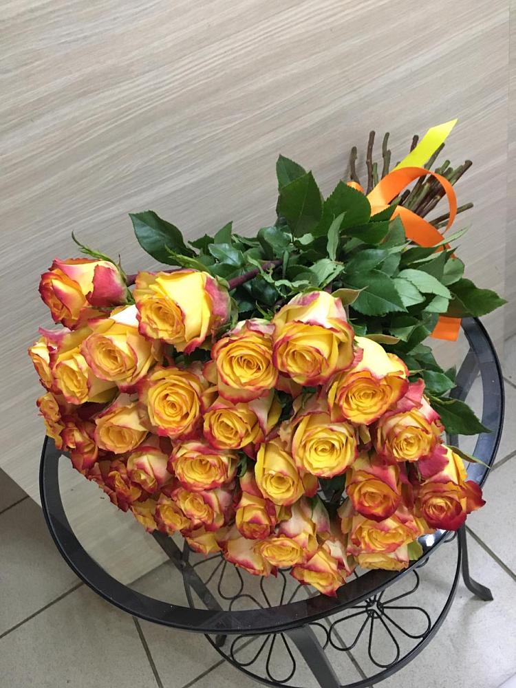 Букет Желтые розы в Медвеженском