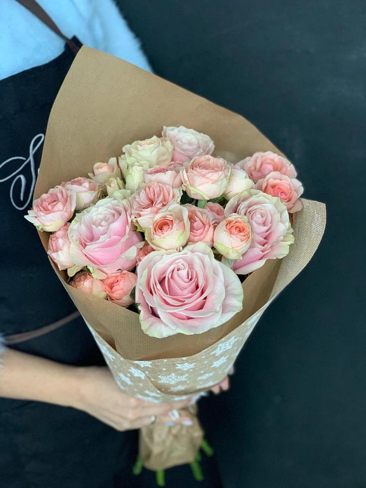 Букет цветов из: Хризантемы и Розы в Медвеженском