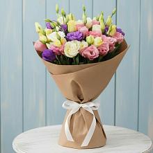 Букет цветов из:  Лизиантусы в Медвеженском